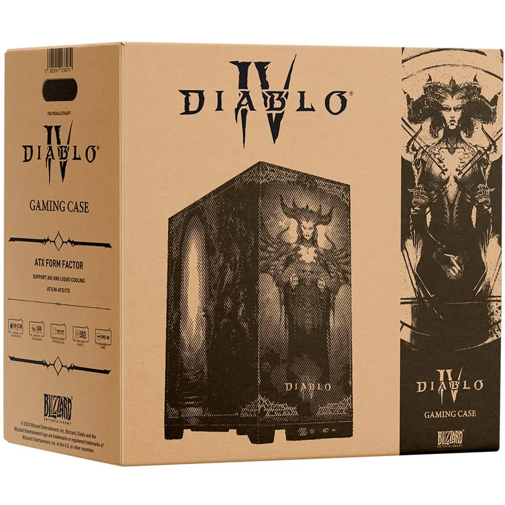Кутия Diablo IV - Lilith PC Gaming Case Limited Edition ATX