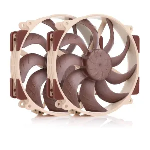 Комплект вентилатори Noctua NF-A14x25r G2 PWM Sx2-PP, 2 x Fan 140mm