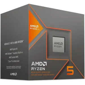 Процесор AMD RYZEN 5 8500G, 6-Core 3.5 GHz (Up to 5.0GHz) 16MB Cache, 65W, AM5, BOX Процесор AMD RYZEN 5 8500G, 6-Core 3.5 GHz (Up to 5.0GHz) 16MB Cache, 65W, AM5, BOX
