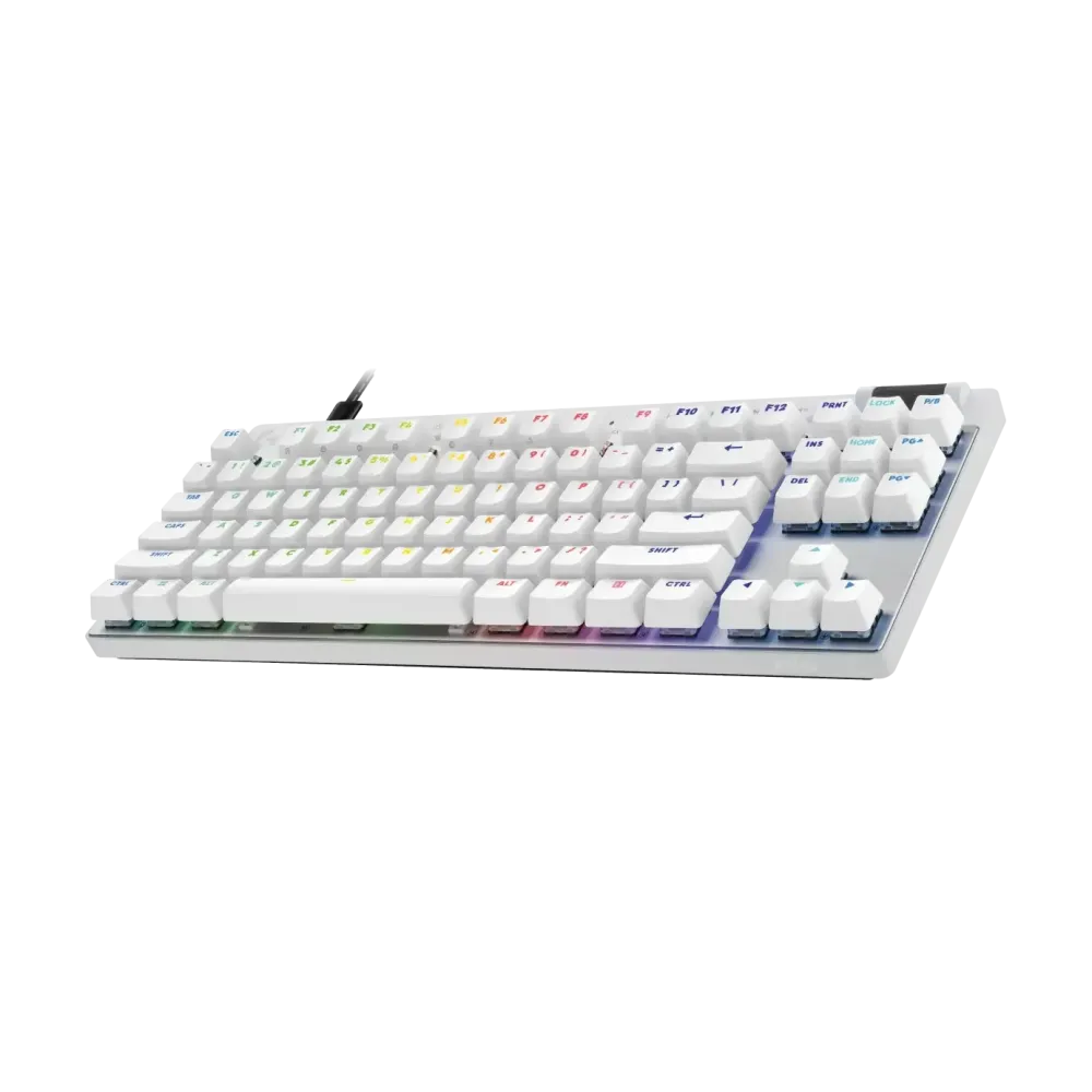 Геймърска механична клавиатура Logitech G Pro X RAPID TKL, Magnetic Analog Switch, Бял Геймърска механична клавиатура Logitech G Pro X RAPID TKL, Magnetic Analog Switch, Бял