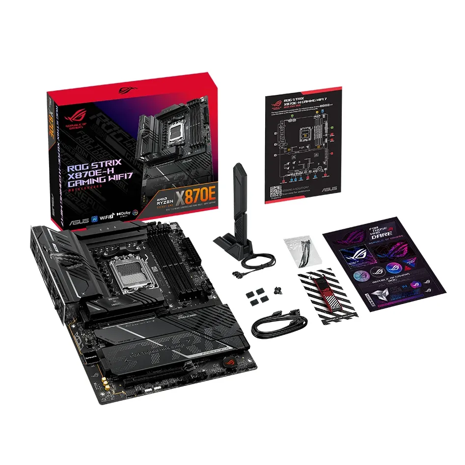 Дънна платка ASUS ROG STRIX X870E-H GAMING WIFI7 AM5 DDR5