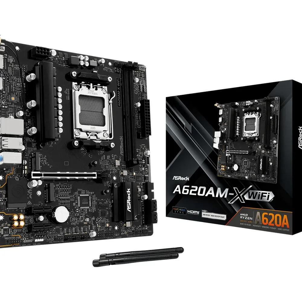 Дънна платка ASRock A620AM-X WIFI, AM5
