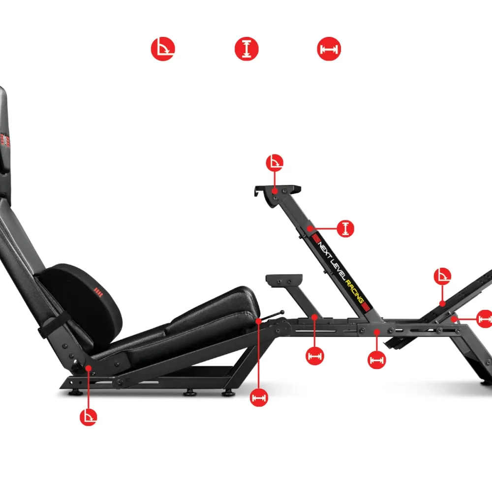 Геймърски стол Next Level Racing Cockpit Racing Simulator F-GT