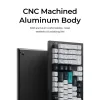 Механична клавиатура Keychron Q5 Max QMK Carbon Black - Gateron Jupiter Brown