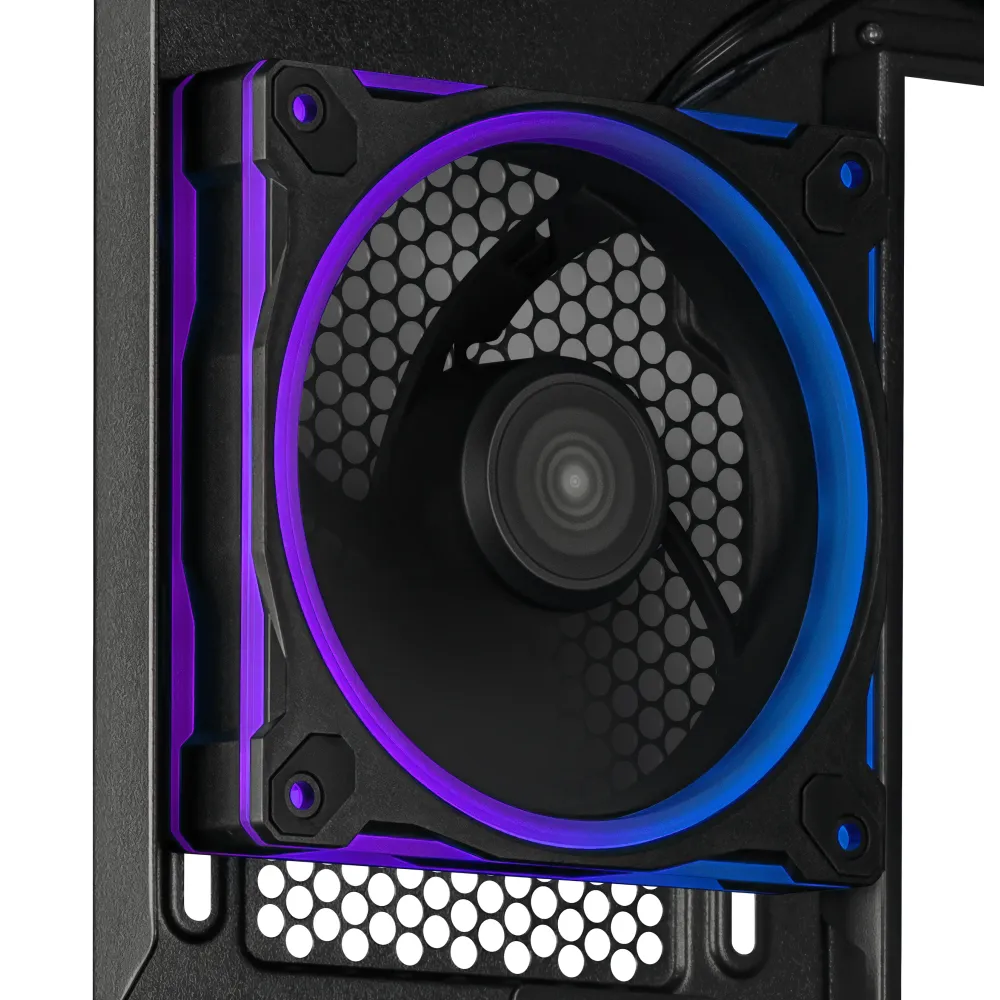 Кутия ASUS Prime AP202 ARGB mATX + 3 ARGB Вентилатора - Black Кутия ASUS Prime AP202 ARGB mATX + 3 ARGB Вентилатора - Black
