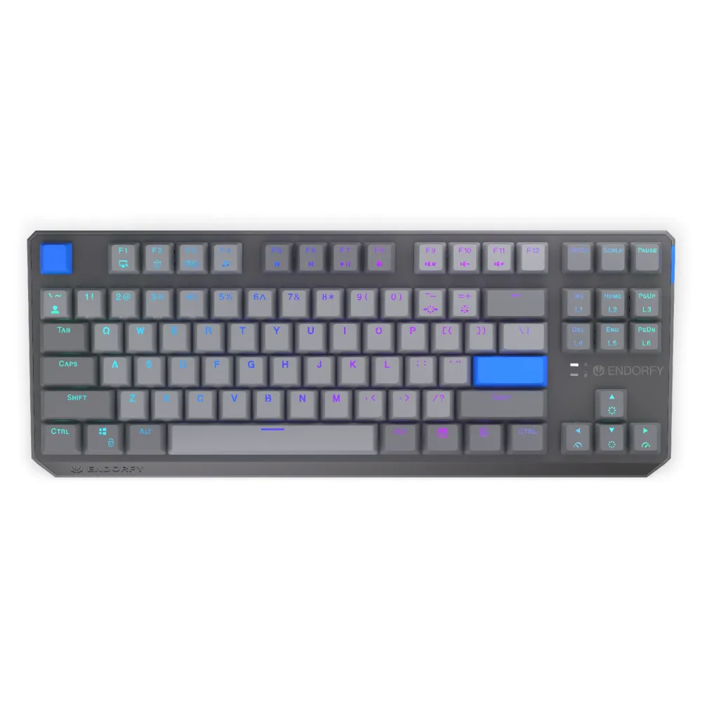 Endorfy механична клавиатура Thock Wireless V2 TKL, PBT, Endorfy Yellow switch, US Layout Endorfy механична клавиатура Thock Wireless V2 TKL, PBT, Endorfy Yellow switch, US Layout