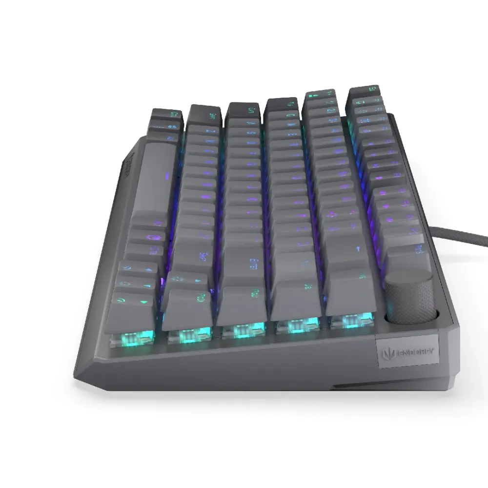 Endorfy механична клавиатура Thock V2 75%, PBT, Endorfy Red switch, US Layout