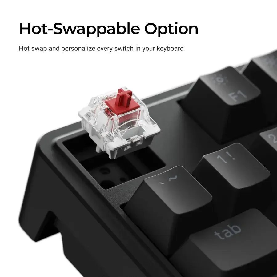 Геймърска Механична клавиатура Keychron C3 Pro 8K QMK - Super Red Switch, Hot-Swappable, RGB Геймърска Механична клавиатура Keychron C3 Pro 8K QMK - Super Red Switch, Hot-Swappable, RGB