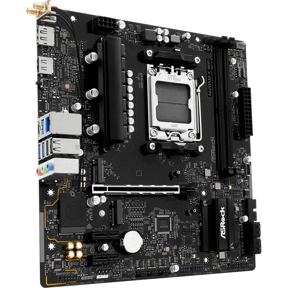 Дънна платка ASRock A620AM-X WIFI, AM5