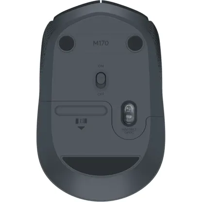 Безжична оптична мишка LOGITECH M171, Черна, USB