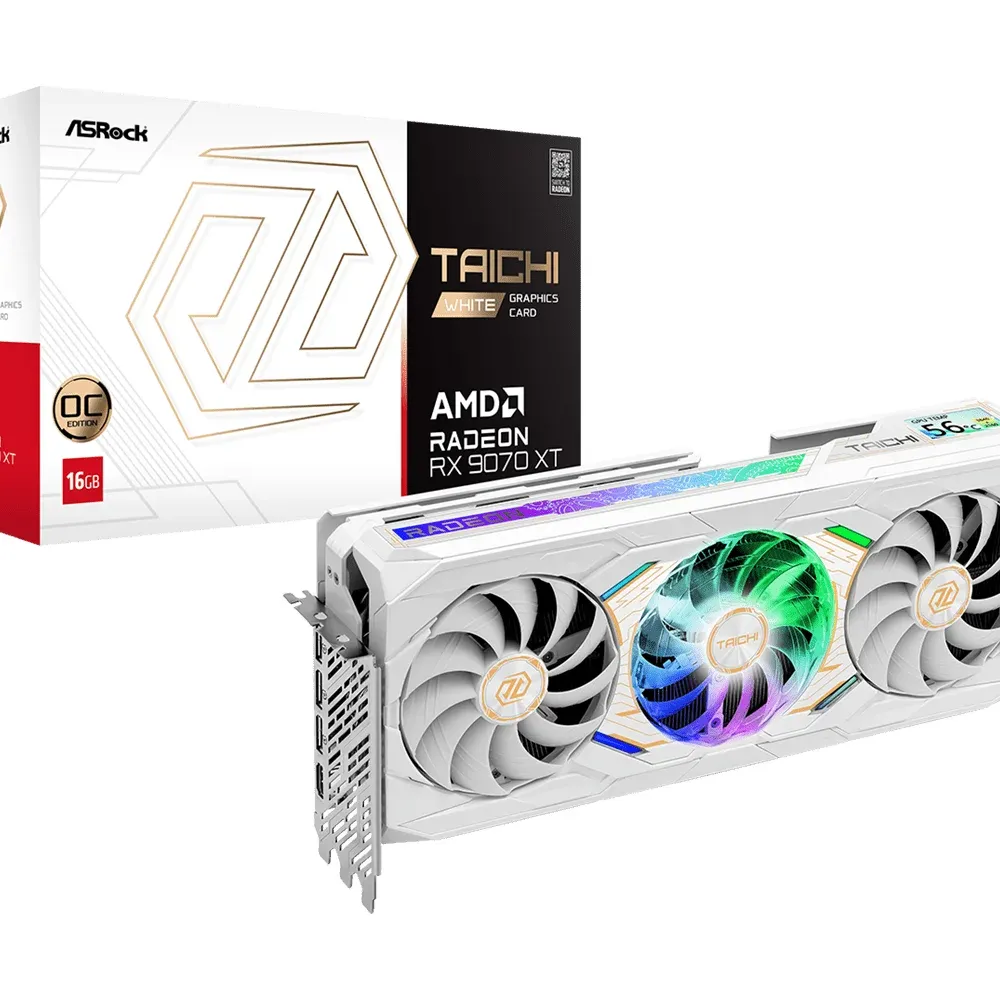 Видео карта ASRock RADEON RX 9070 XT TAICHI OC 16GB GDDR6