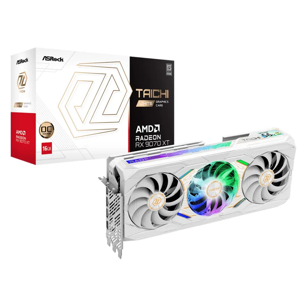 Видео карта ASRock RADEON RX 9070 XT TAICHI OC 16GB GDDR6