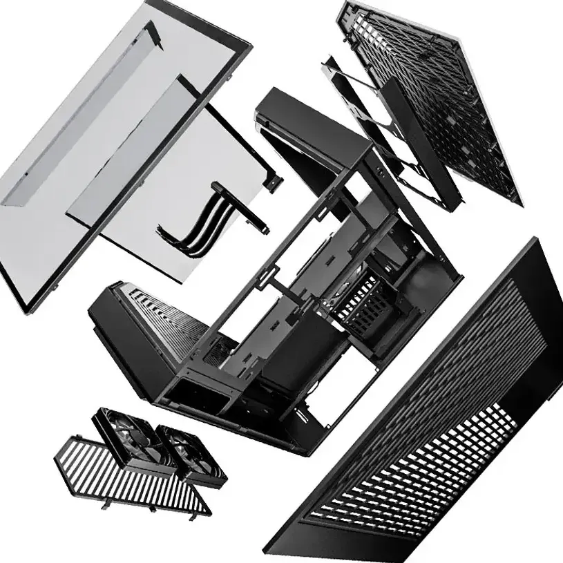 Кутия HYTE Y60 Tempered Glass, Mid-Tower, Черна