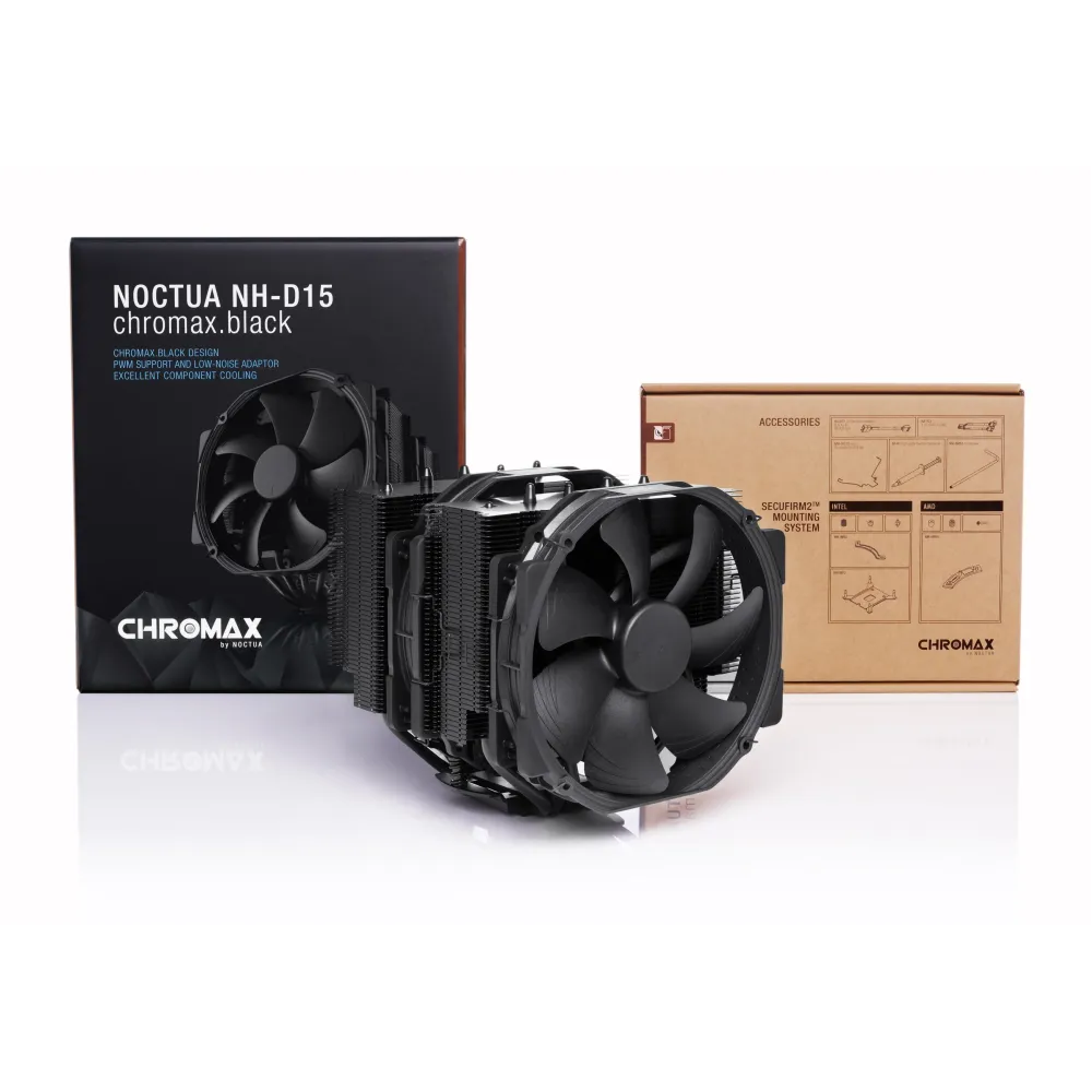 Охладител за процесор Noctua NH-D15 Chromax.black Охладител за процесор Noctua NH-D15 Chromax.black