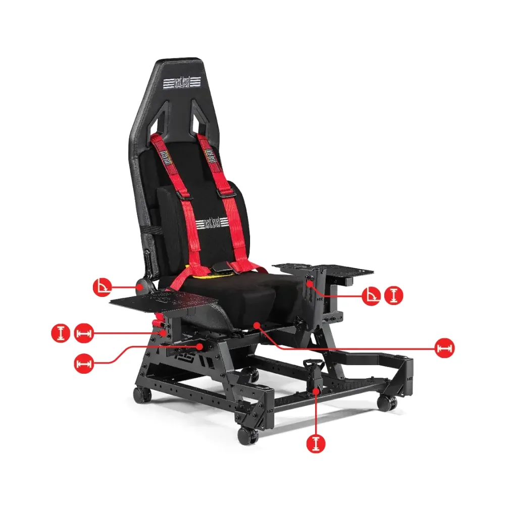 Седалка за Авио симулатор Next Level Racing Flight Seat Pro Седалка за Авио симулатор Next Level Racing Flight Seat Pro