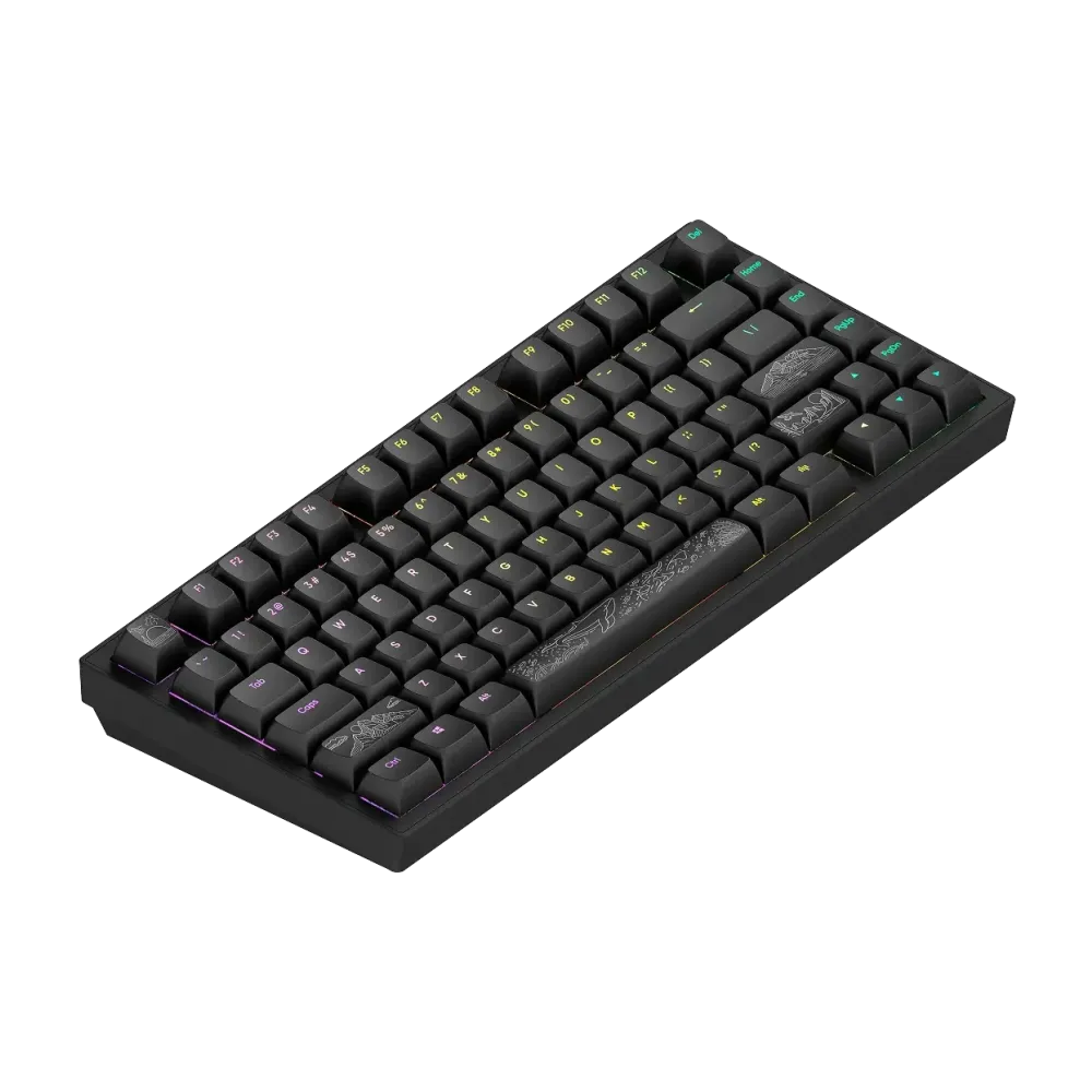 Геймърскa механична клавиатура Dark Project ALU81A Terra Nostra V2 Black RGB