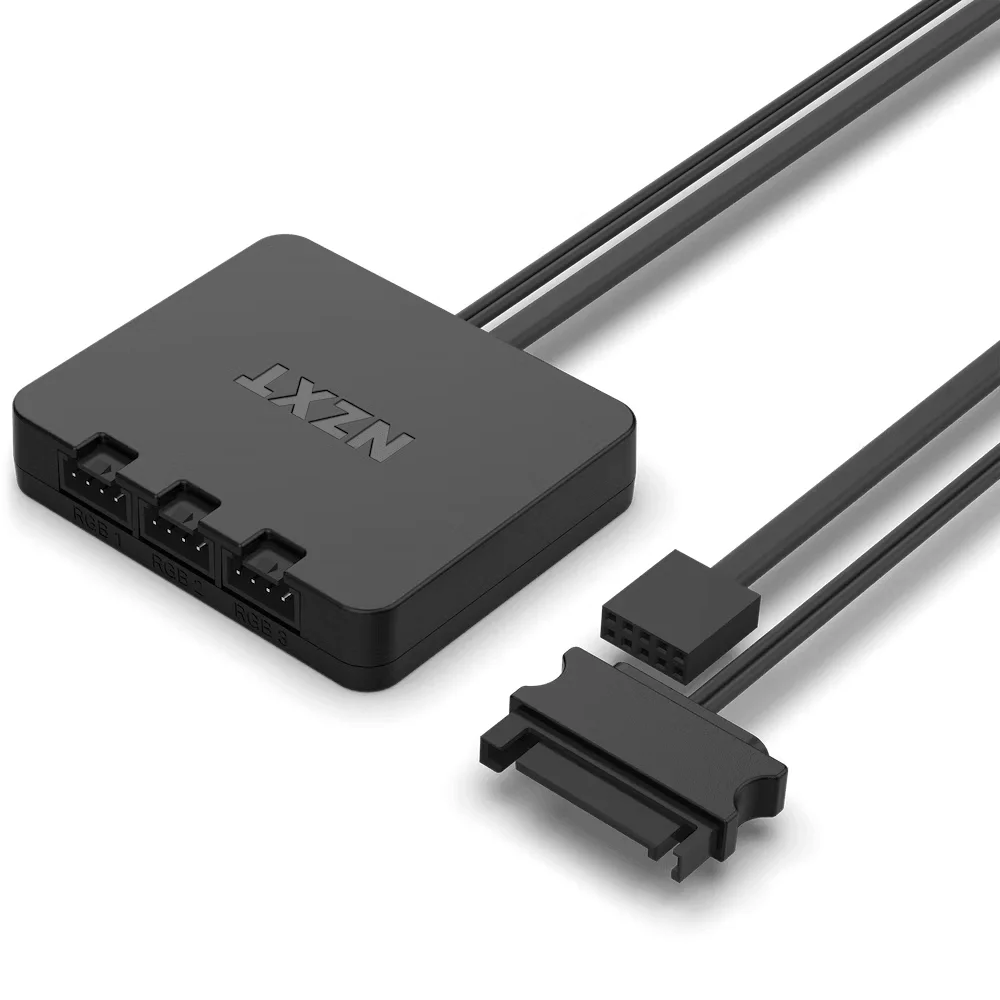 Комплект вентилатори NZXT F140 RGB Duo Black2бр, RGB Контролер