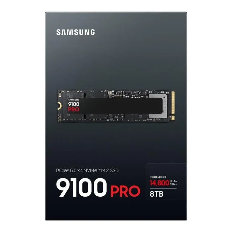 SSD SAMSUNG 9100 PRO 8TB, PCIe 5.0 NVMe M.2 Type 2280