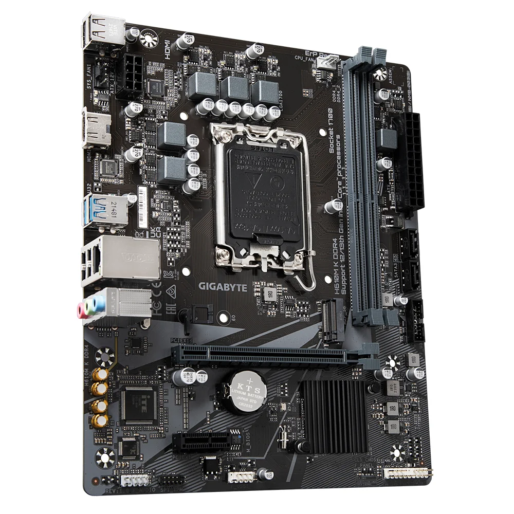 Дънна платка GIGABYTE H610M-K, socket 1700, Micro ATX