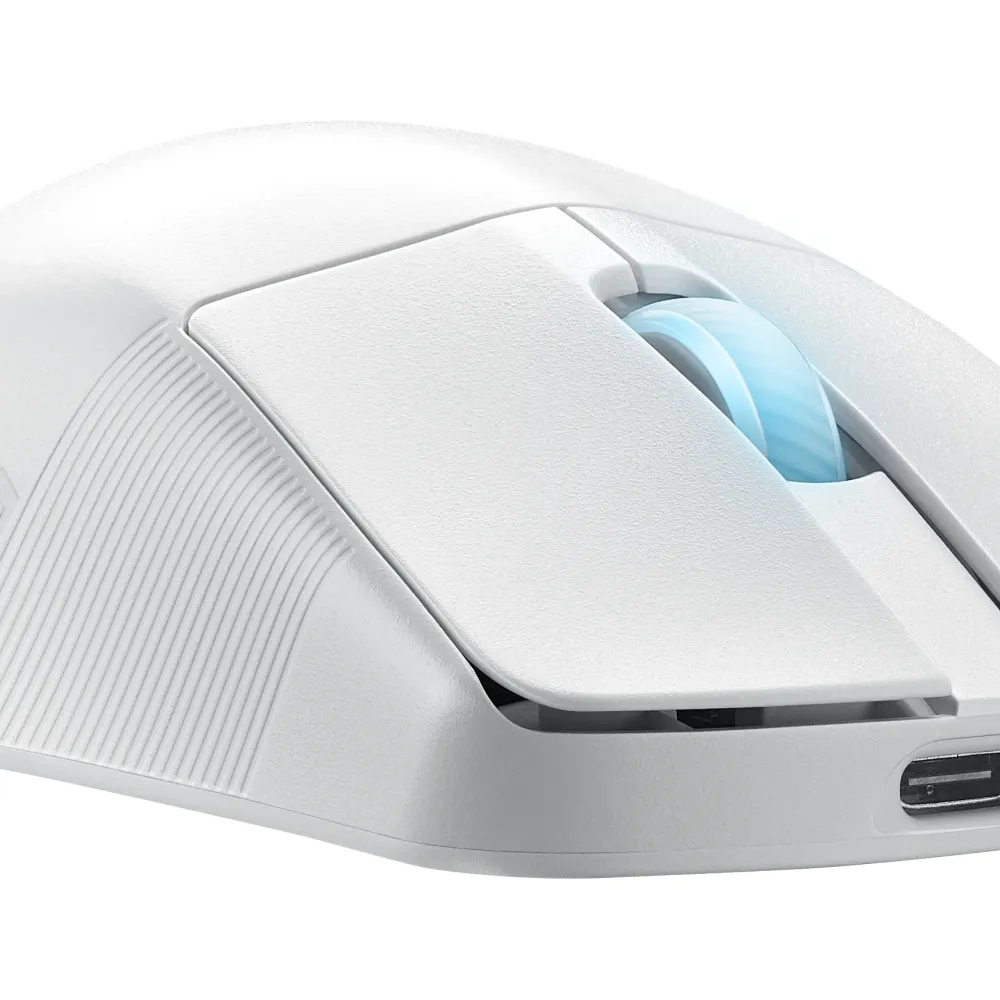 Геймърска безжична мишка ASUS ROG Harpe Ace Aim Lab Edition - White