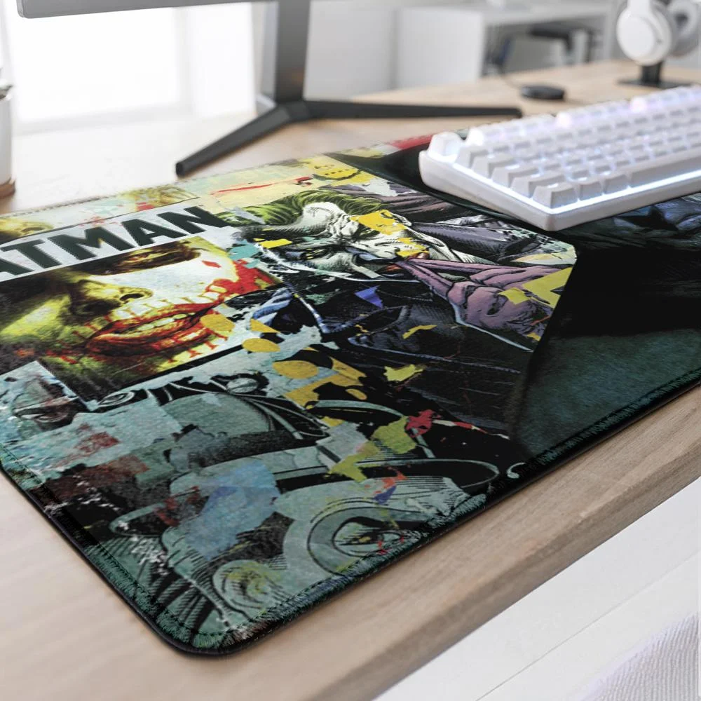 Геймърски пад DC Batman: Torn Collage - Batman and Villains, XL Геймърски пад DC Batman: Torn Collage - Batman and Villains, XL