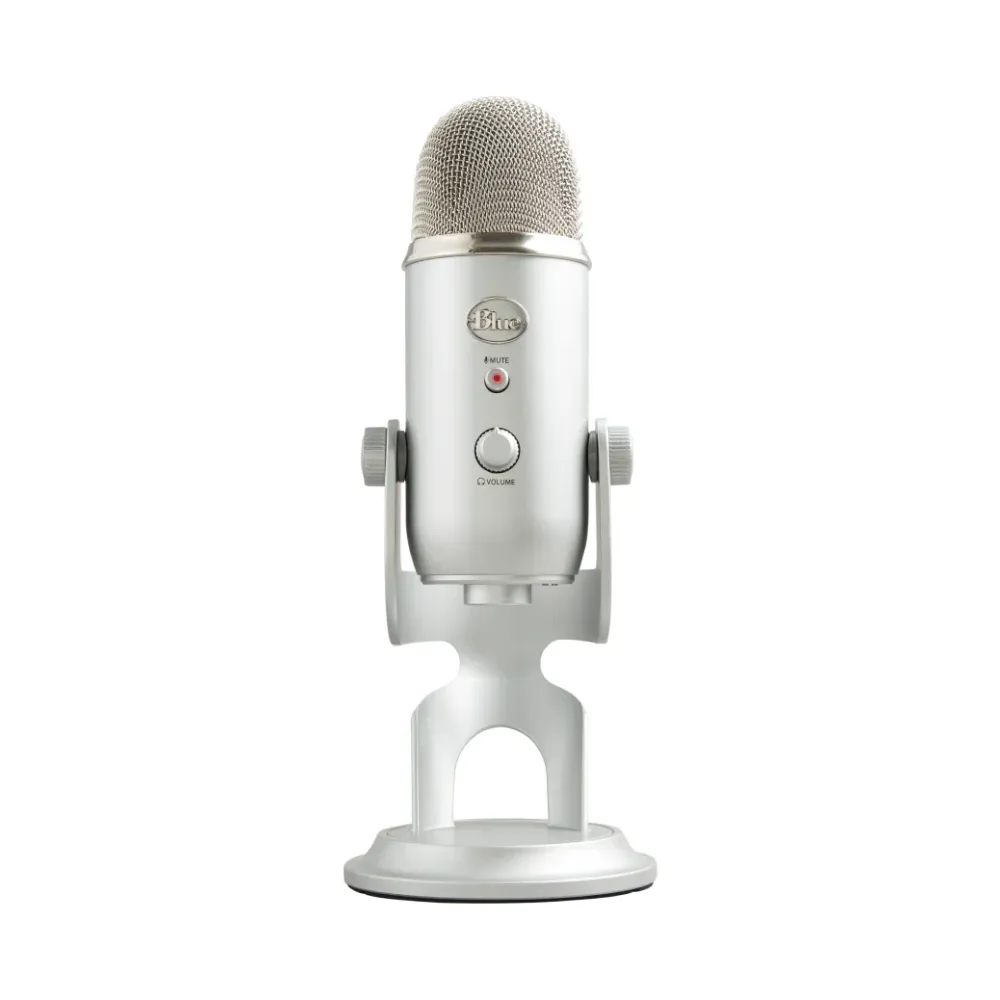 Настолен микрофон Logitech Blue YETI - Silver