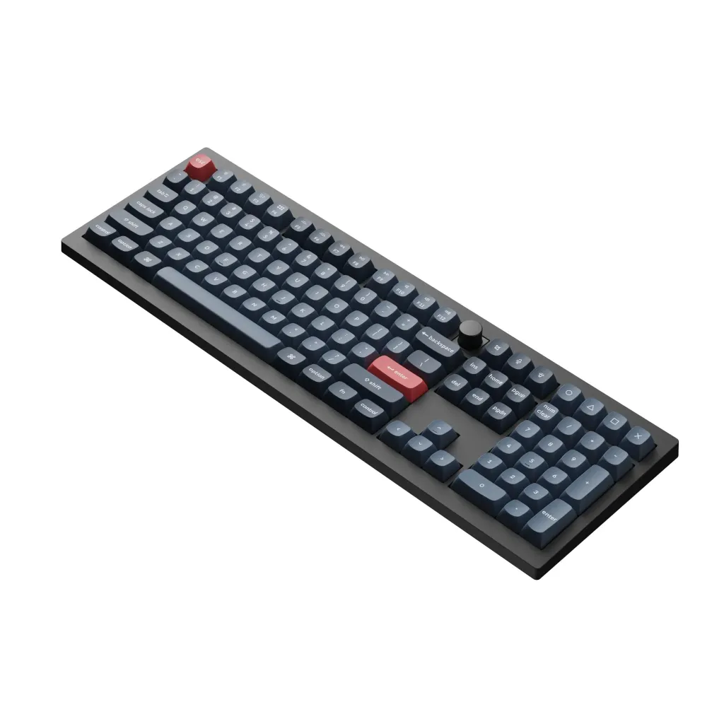 Механична клавиатура Keychron V6 MAX QMK Carbon Black - Wireless, Full-Size
