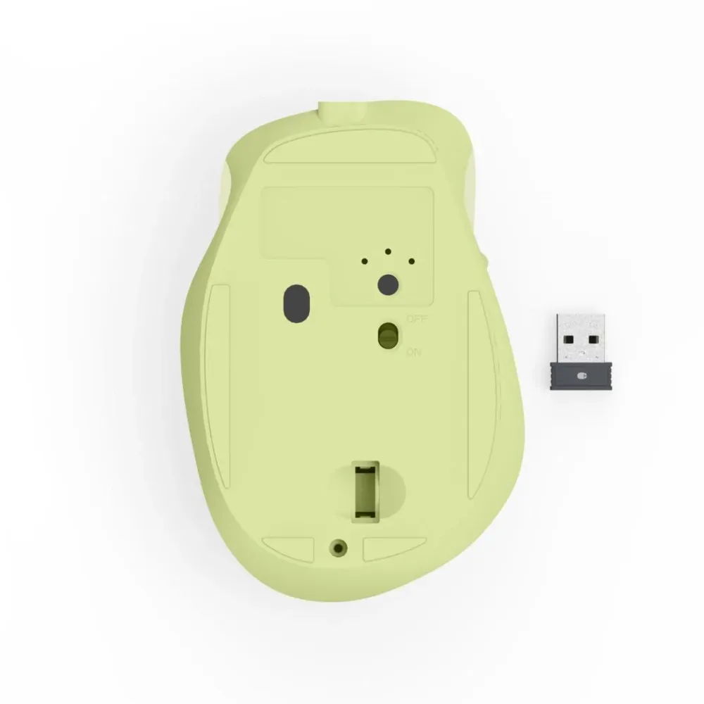 HAMA Безжична оптична мишка WM-500 Recharge, зелена, 6 бут.,800/1200/1600 dpi, безшумна