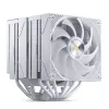 Охладител за процесор Jonsbo CC90 Dual Tower 130mm Display - Бял
