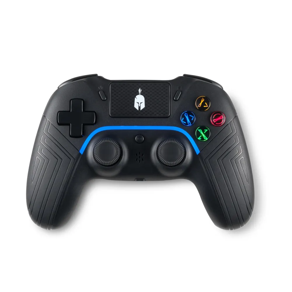 Безжичен геймпад Spartan Gear Aspis 4, за PC и PS4, Черен Безжичен геймпад Spartan Gear Aspis 4, за PC и PS4, Черен