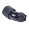 Компресионен фитинг Alphacool, 16/10 - G1/4, 45°, Въртящ се, Черен мат