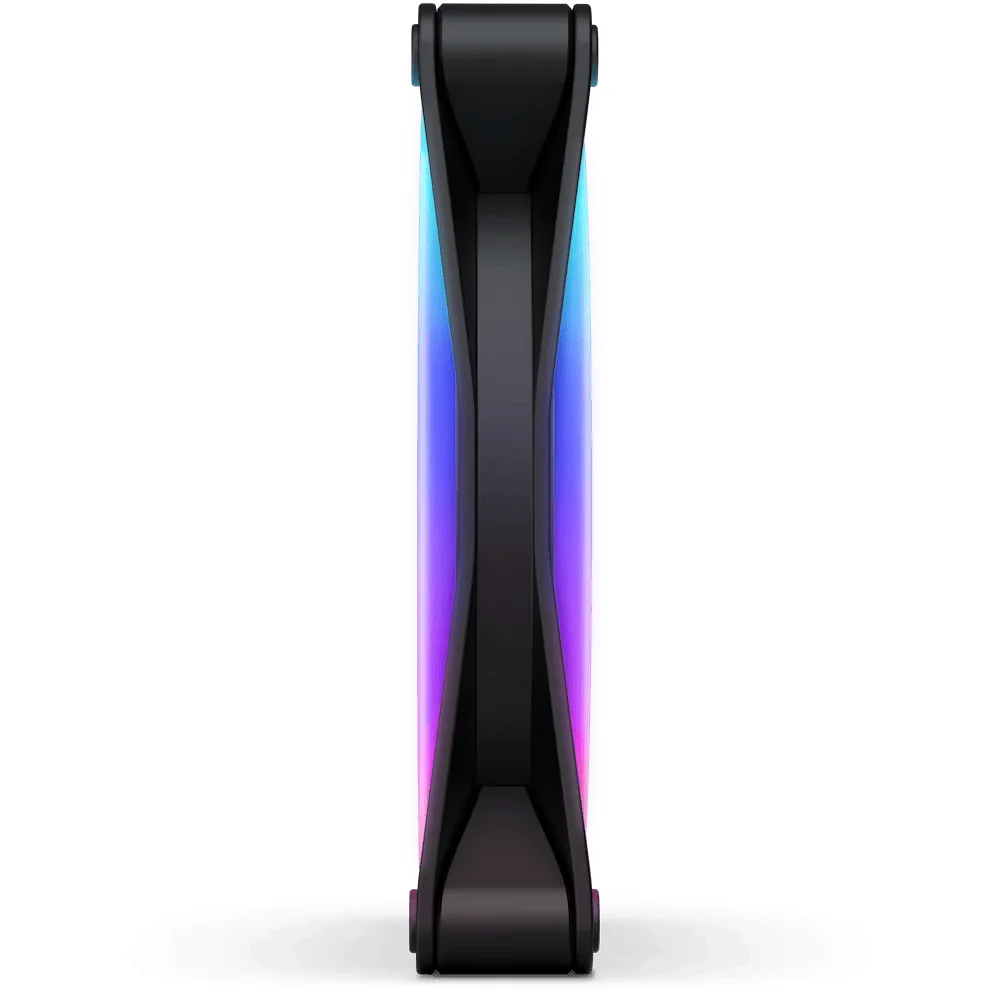 Вентилатор NZXT F140 RGB Duo, Черен Вентилатор NZXT F140 RGB Duo, Черен