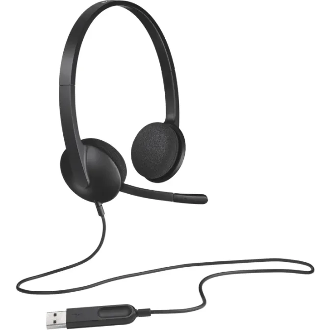 Слушалки с микрофон Logitech H340 Слушалки с микрофон Logitech H340
