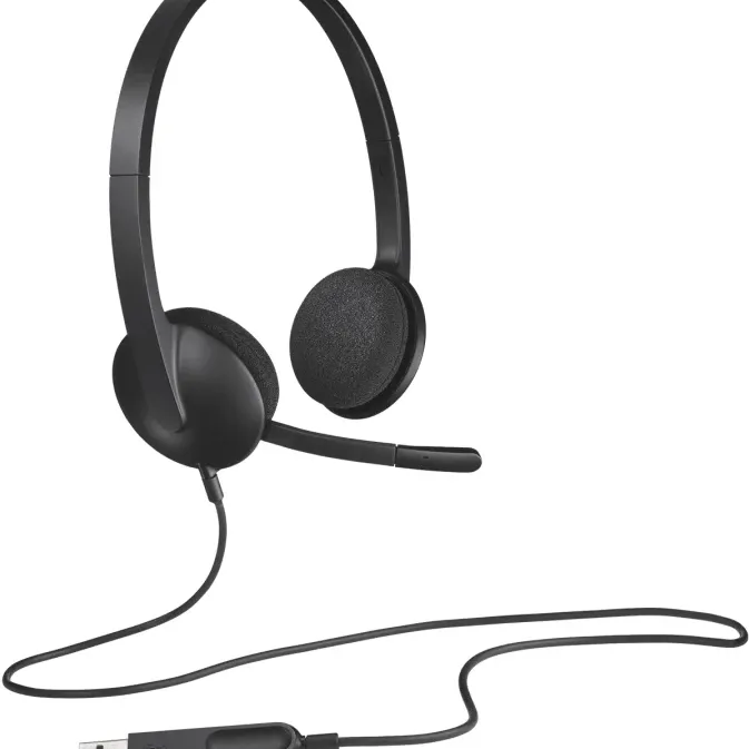 Слушалки с микрофон Logitech H340
