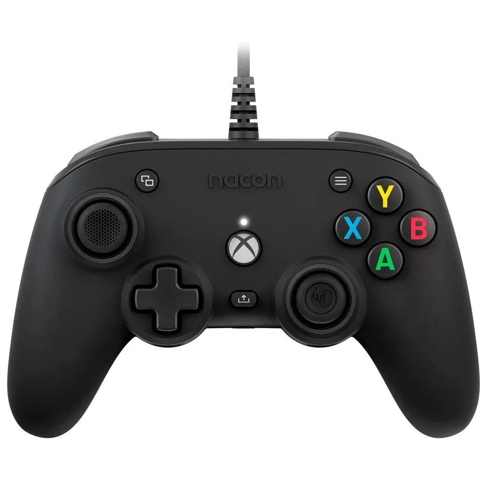 Жичен геймпад Nacon XBox Series Pro Compact Black, Черен Жичен геймпад Nacon XBox Series Pro Compact Black, Черен