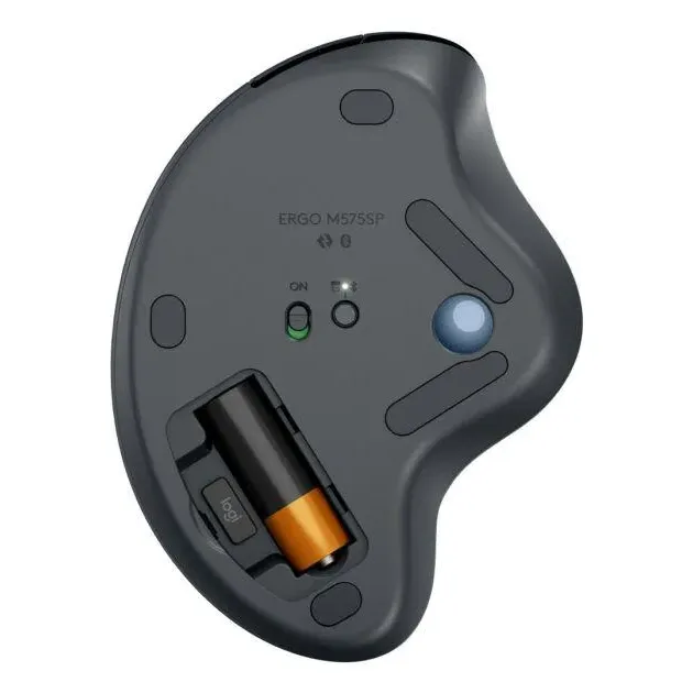 Безжична оптична мишка Logitech ERGO M575S graphite, Trackball