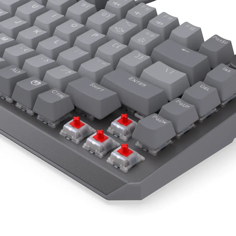 Endorfy механична клавиатура Thock V2 75%, PBT, Endorfy Red switch, US Layout