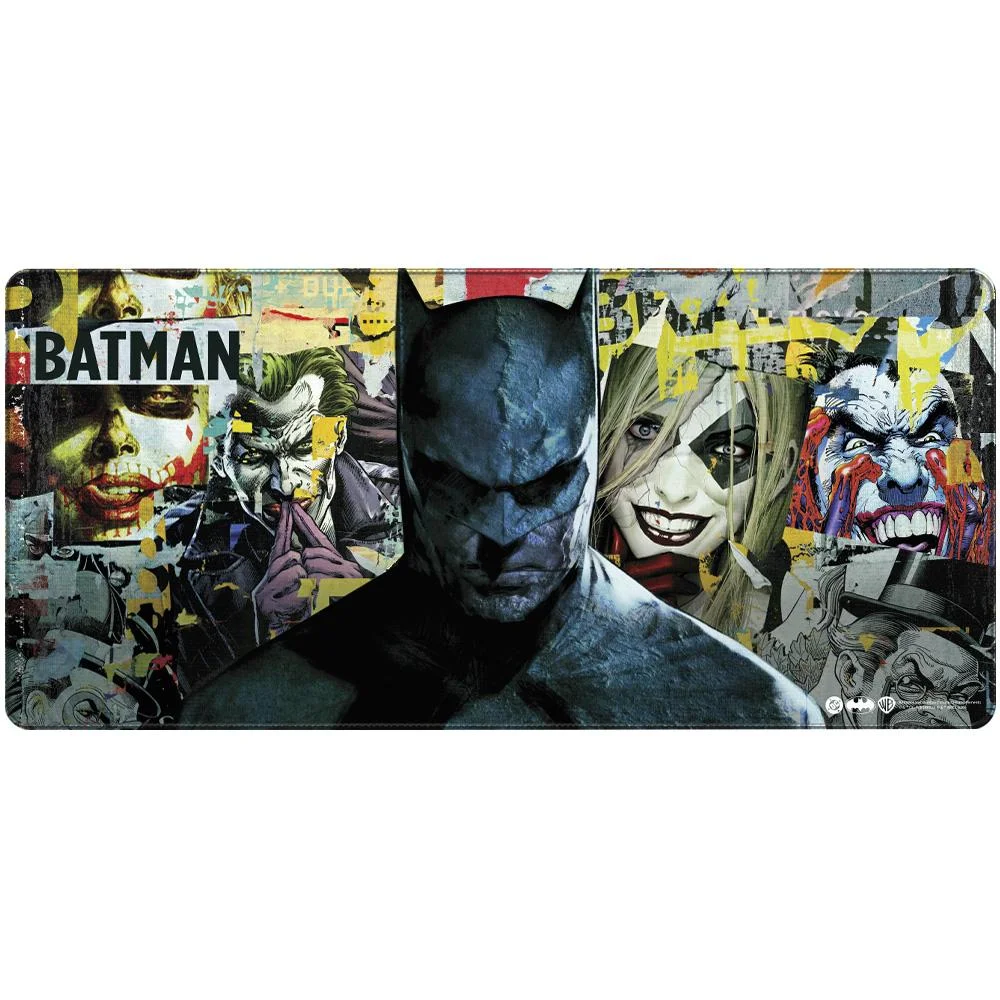 Геймърски пад DC Batman: Torn Collage - Batman and Villains, XL Геймърски пад DC Batman: Torn Collage - Batman and Villains, XL