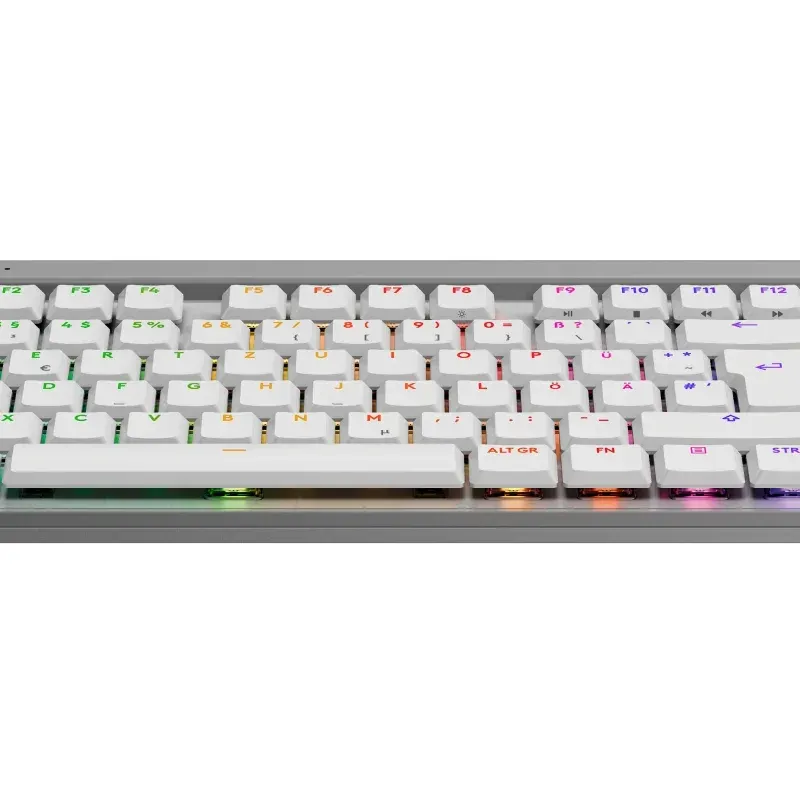 Безжична геймърска клавиатура Logitech G515 Lightspeed TKL White