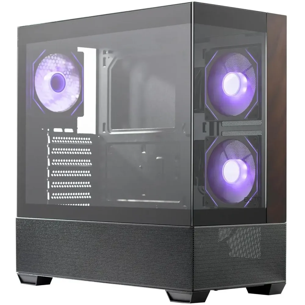 Кутия CoolerMaster Elite 690 Wood - Черна Кутия CoolerMaster Elite 690 Wood - Черна