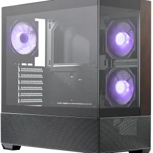 Кутия CoolerMaster Elite 690 Wood - Черна Кутия CoolerMaster Elite 690 Wood - Черна