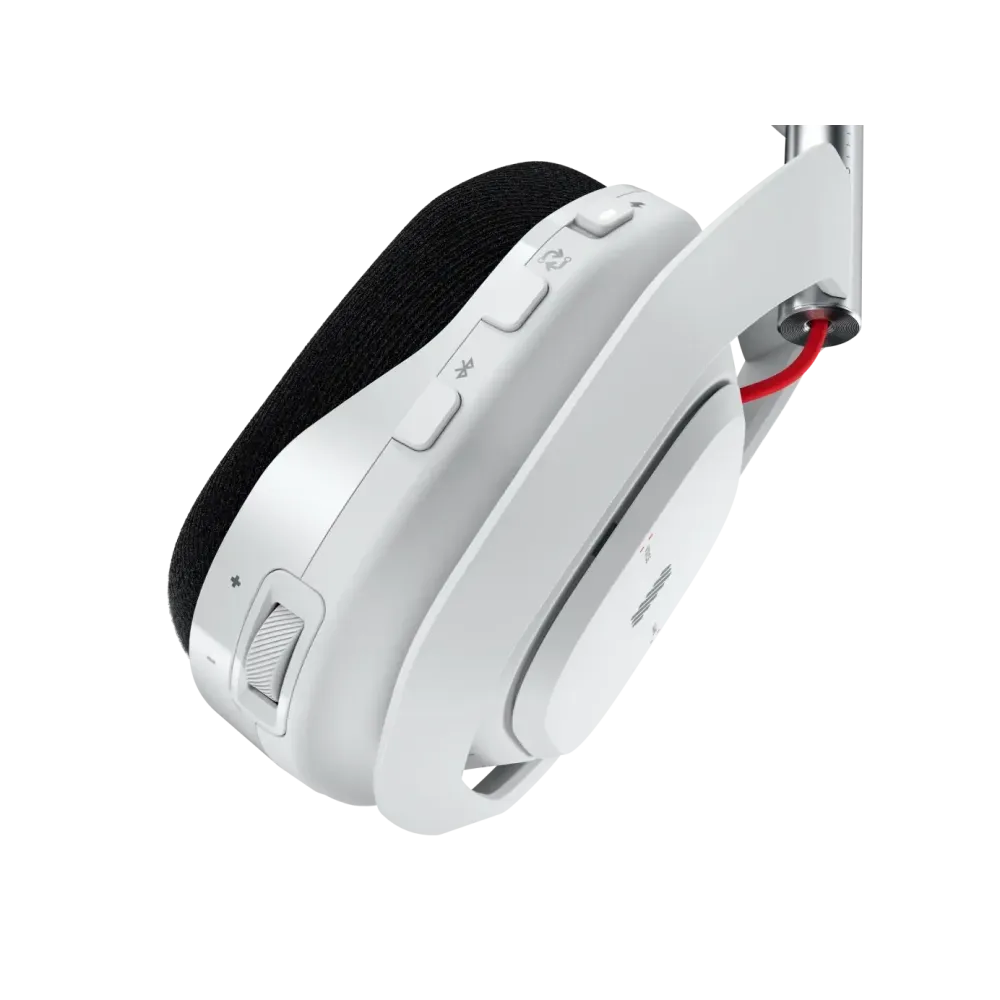 Logitech Astro A50 Lightspeed безжични слушалки с докинг станция, Бели