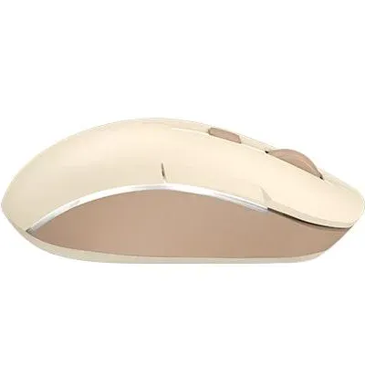 Мишка A4tech FB26CS Air2 Cafe Latte, Dual mode, 2000dpi, Li-Ion батерия, безшумна, Безжична