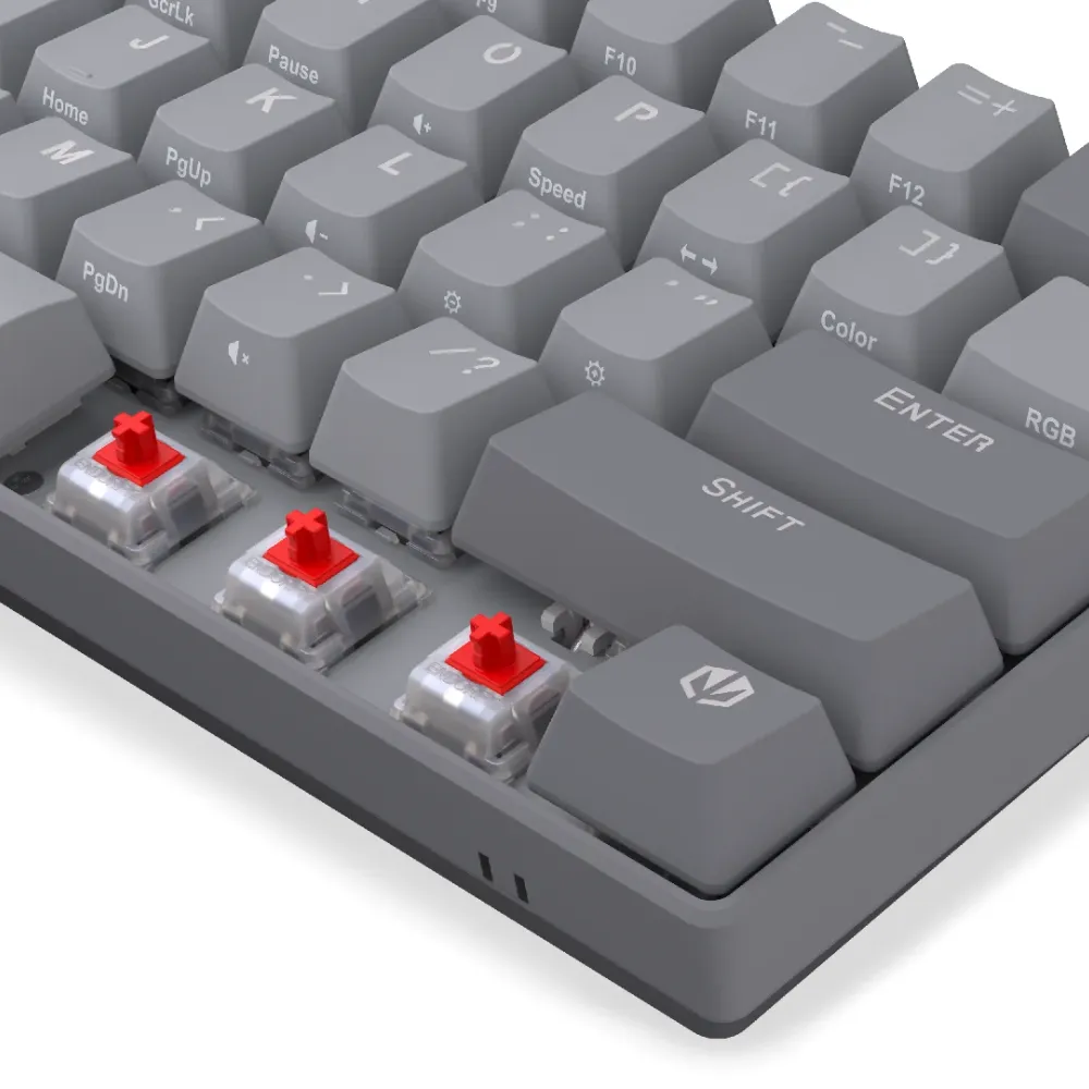 Endorfy механична клавиатура Thock V2 Compact, PBT, Endorfy Red switch, US Layout