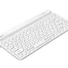 Безжична клавиатура A4tech Fstyler FBK30, Bluetooth, 2.4G, Стойка за телефон, Кирилизирана, Бяла