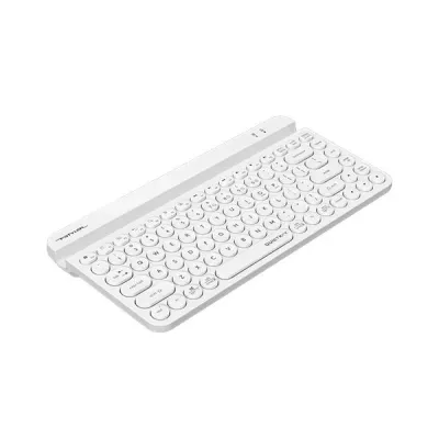 Безжична клавиатура A4tech Fstyler FBK30, Bluetooth, 2.4G, Стойка за телефон, Кирилизирана, Бяла Безжична клавиатура A4tech Fstyler FBK30, Bluetooth, 2.4G, Стойка за телефон, Кирилизирана, Бяла