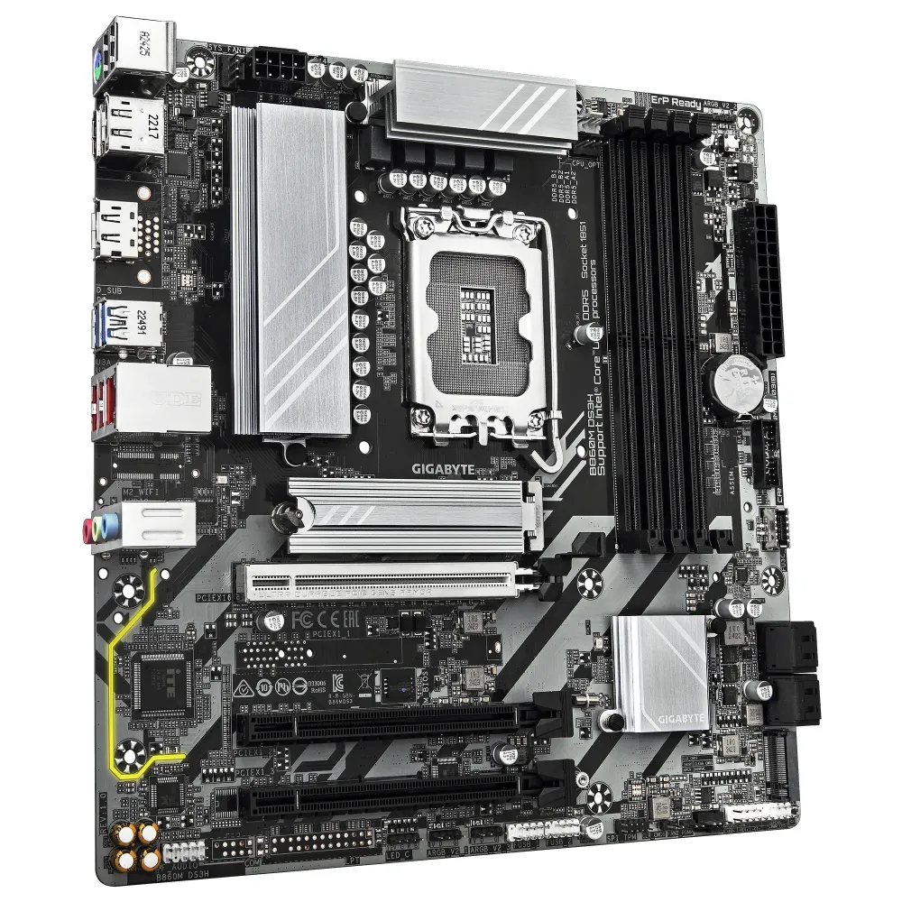 Дънна платка GIGABYTE B860M DS3H, LGA 1851
