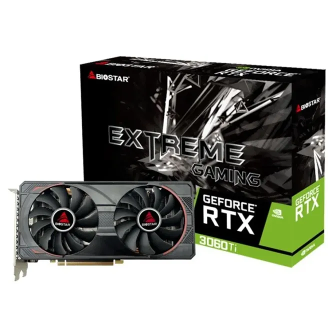 Видео карта BIOSTAR GeForce RTX 3060 TI 8GB GDDR6 Видео карта BIOSTAR GeForce RTX 3060 TI 8GB GDDR6