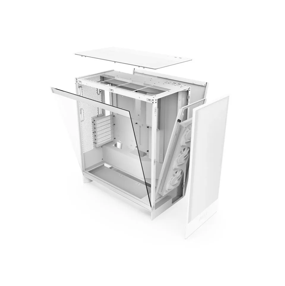 Кутия NZXT H7 Flow 2024 Edition White