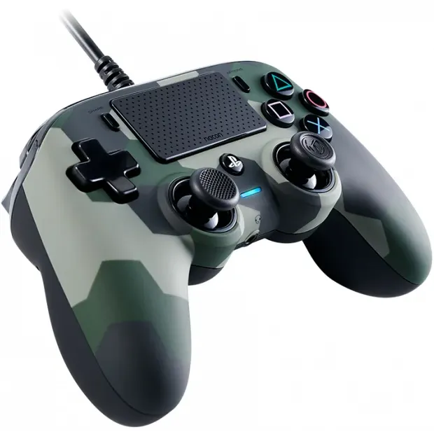 Жичен геймпад Nacon Wired Compact Controller Camo Green, Зелен Жичен геймпад Nacon Wired Compact Controller Camo Green, Зелен